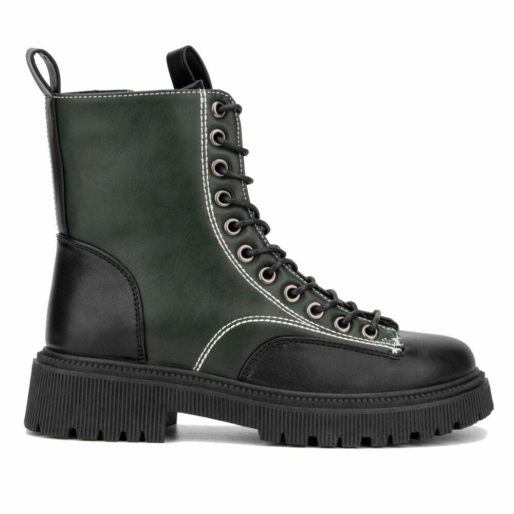COMING SOON Green Calliope Ankle Boots Size: 8