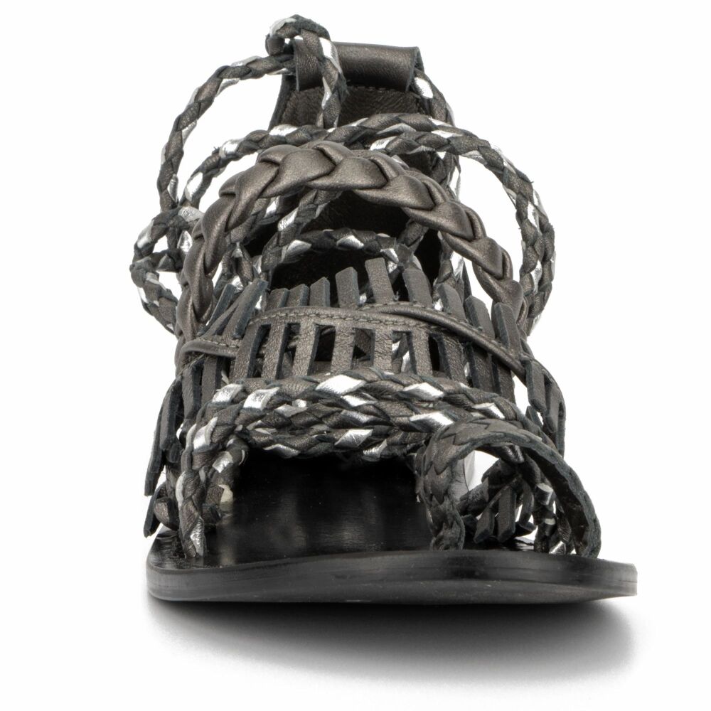 Multi- Braided Strappy Sandal Size: 8