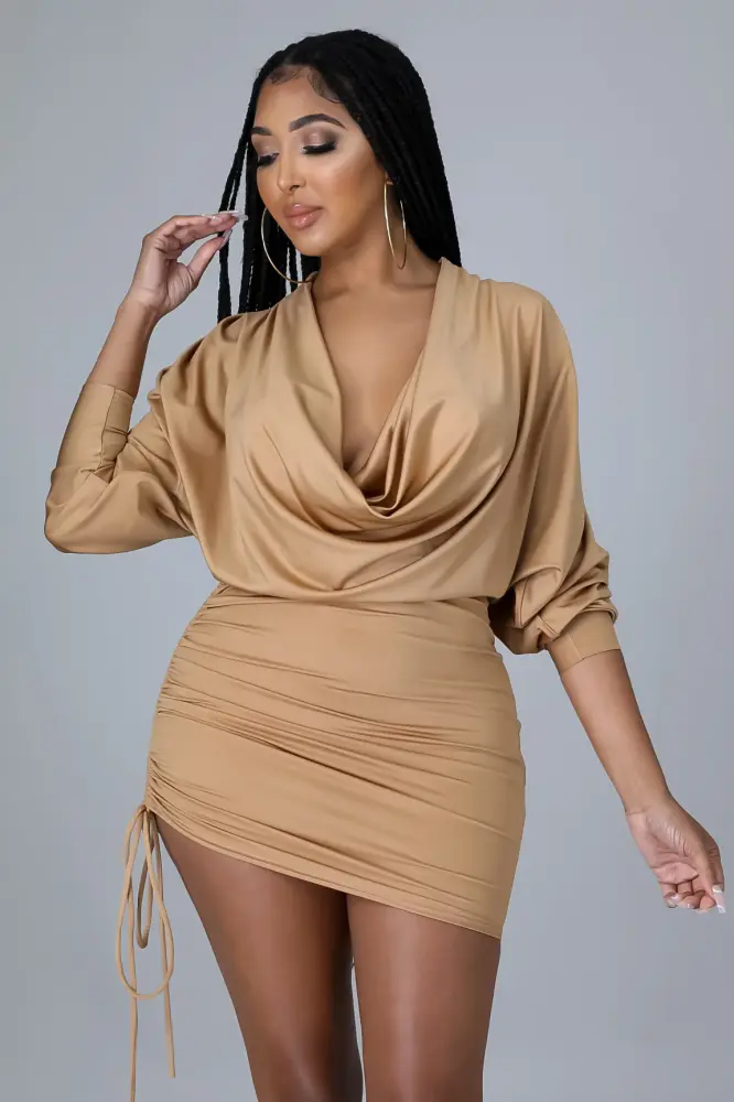 Daella Tan Dress Size: L SKU: C89711Q
