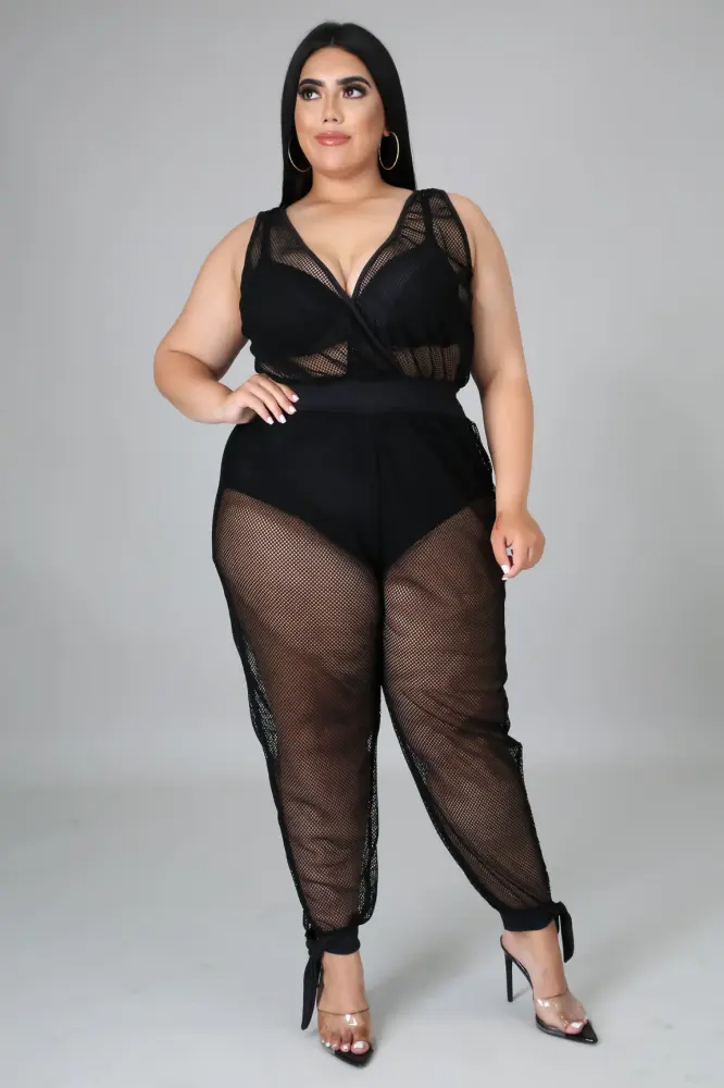 Black Amir Jumpsuit SKU: 65YN112