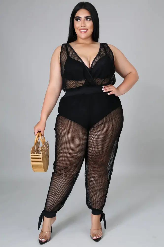 Black Amir Jumpsuit SKU: 65YN112