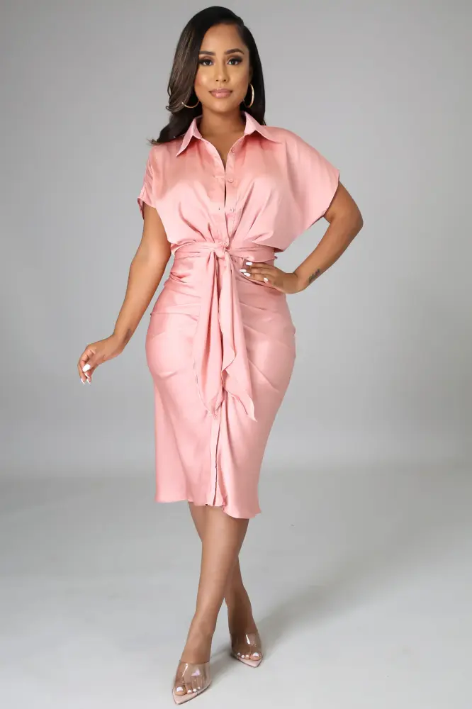 Pink Diva Night Tunic Dress Size: S SKU: A66582U
