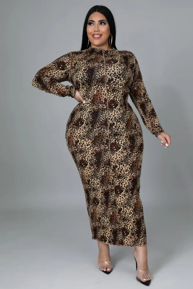 New Blessings Brown Dress Size: 3XL SKU: G018901