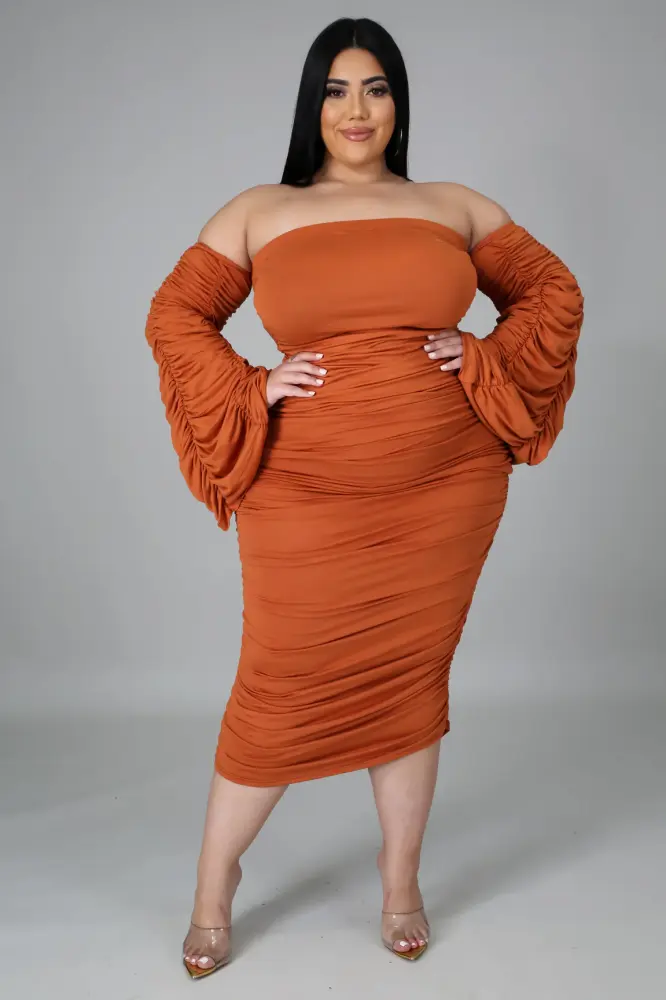 Not Like Other Girls Copper Dress SKU: D0679D1