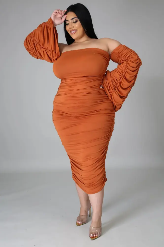 Not Like Other Girls Copper Dress SKU: D0679D1