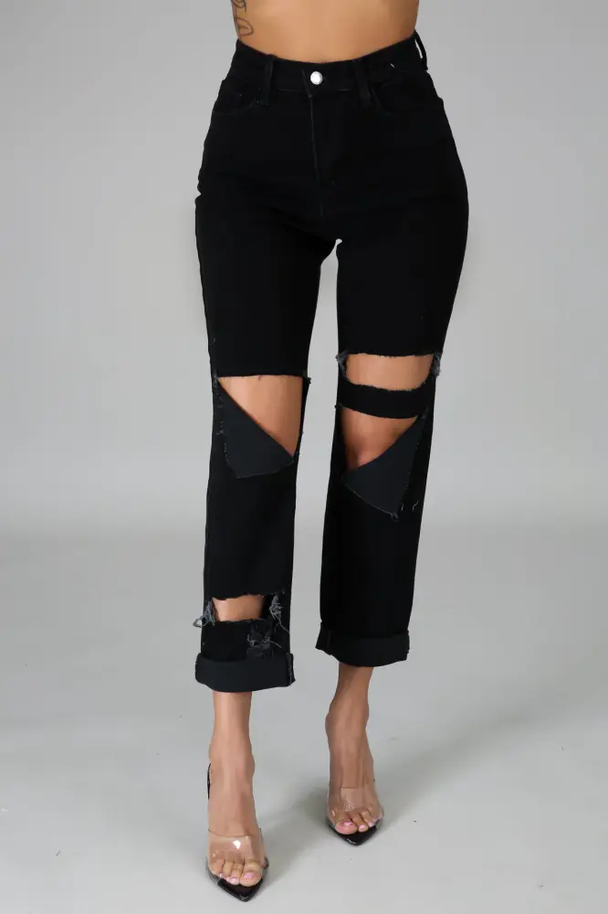 Back At It My Time Black Jeans SKU: 678911S