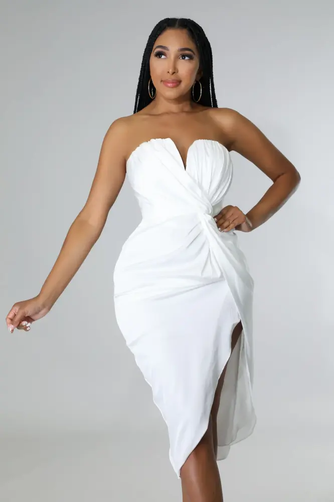 Stepping Out White Dress Size: S SKU: AU87960