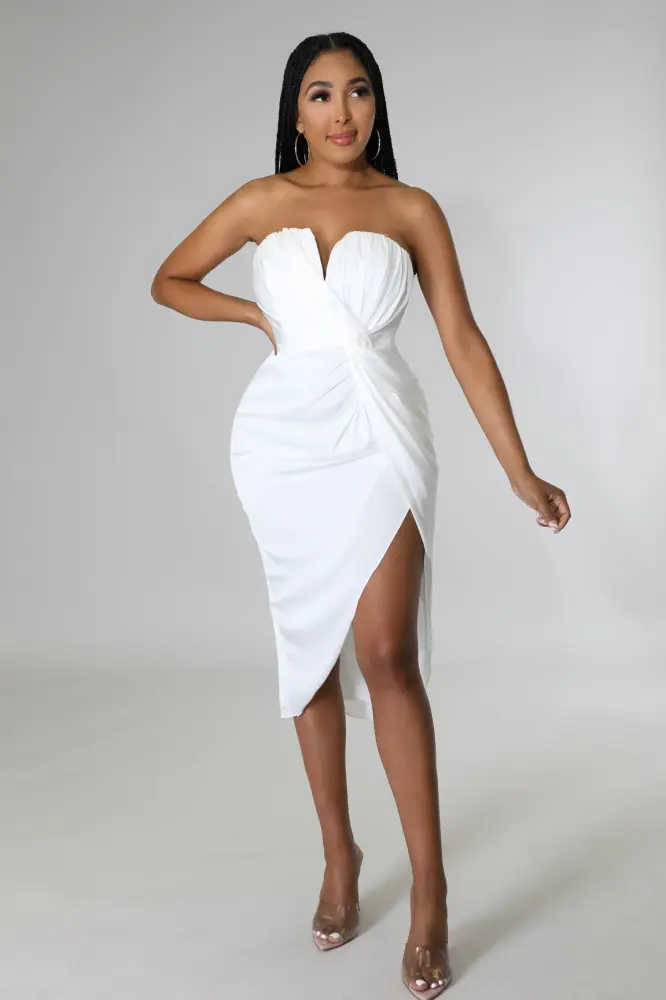 Stepping Out White Dress Size: S SKU: AU87960