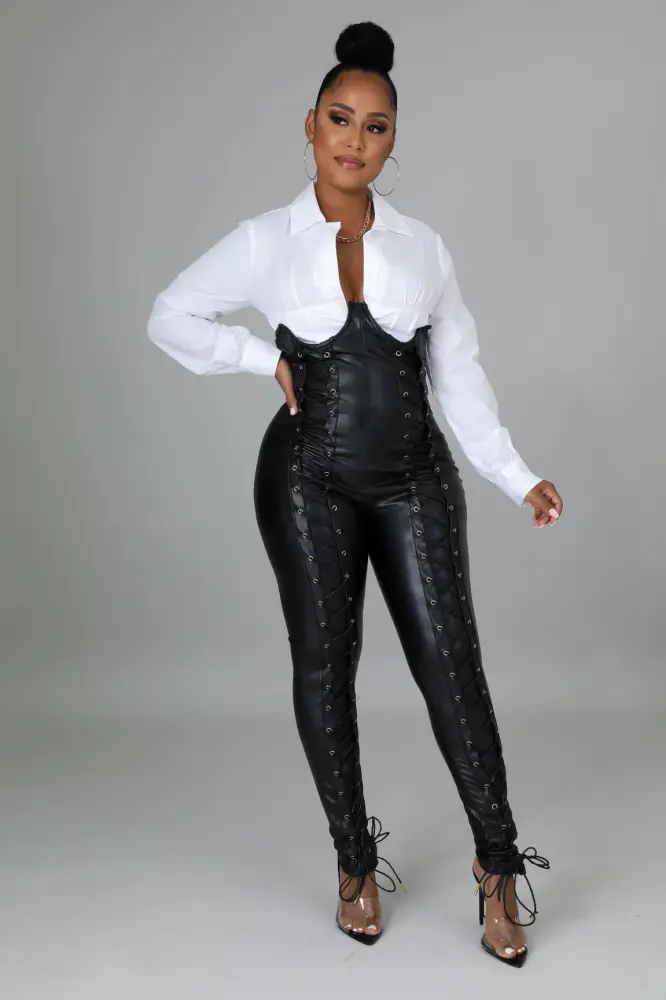 Black Pilar Jumpsuit Size: S SKU: 7686I21