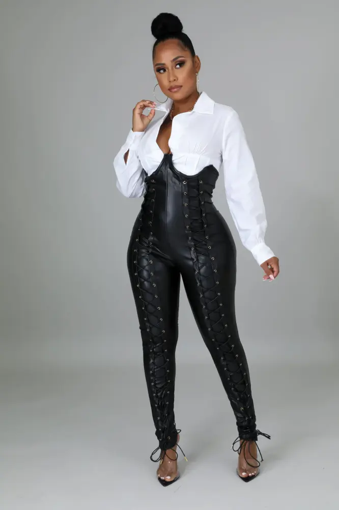 Black Pilar Jumpsuit Size: S SKU: 7686I21