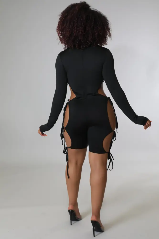 Black Hottie Walking Play Suit Size: S SKU: 78960VE