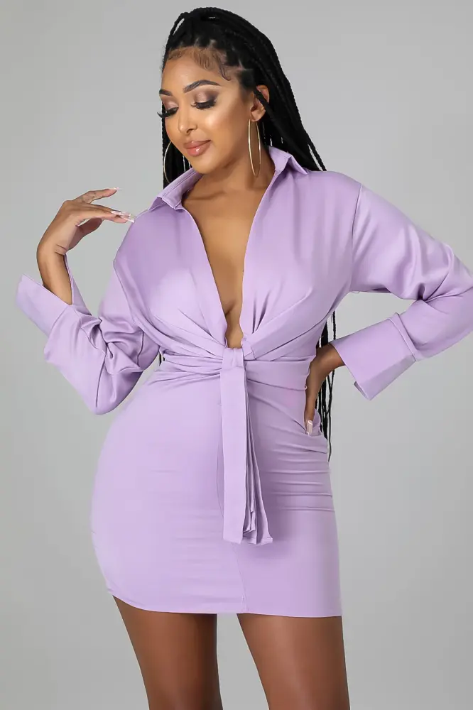 Only Real One Lavender Dress Size: L SKU: CH98079
