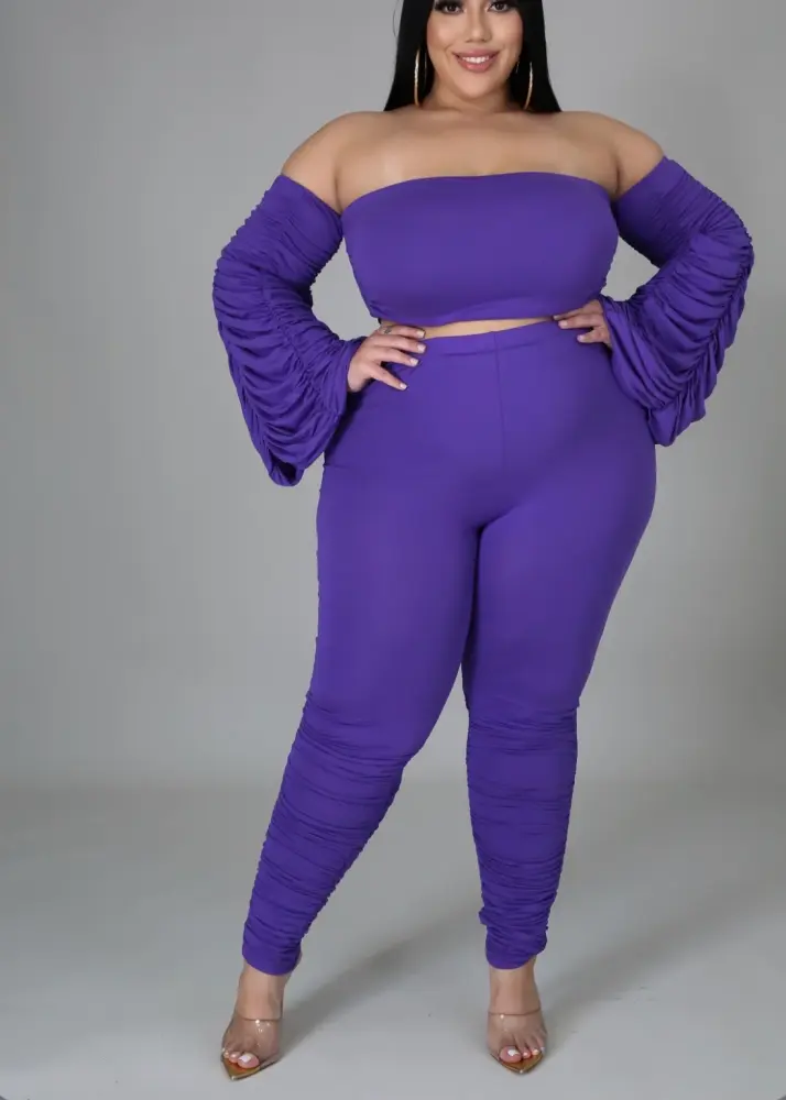 No Need To Ruche Pant Set Size: 1XL SKU: XB87960