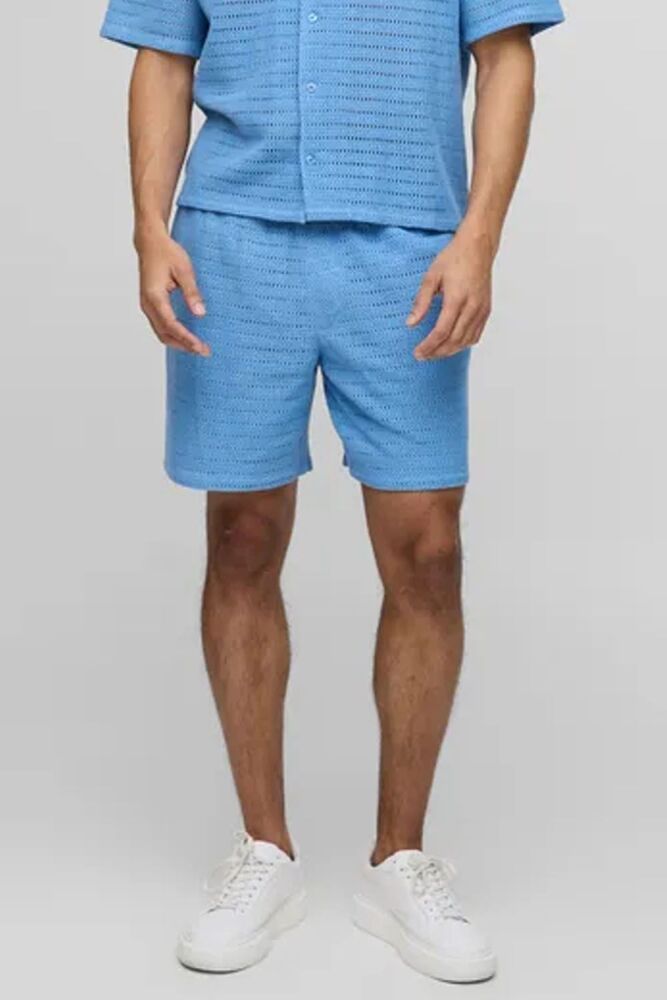Oversized Open Texture Shorts SKU: 6785B9G