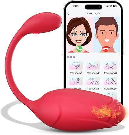 App-Controlled Rose Wearable Vibrator – Remote Couples Toy with Heat, Music Sync & Custom Vibration Modes SKU: XXX0N98