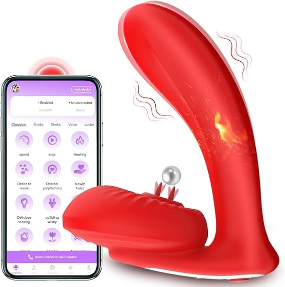 Sync Bliss App-Controlled 10 Licking & Vibration Modes Clitoral Toy SKU: XXXH6781
