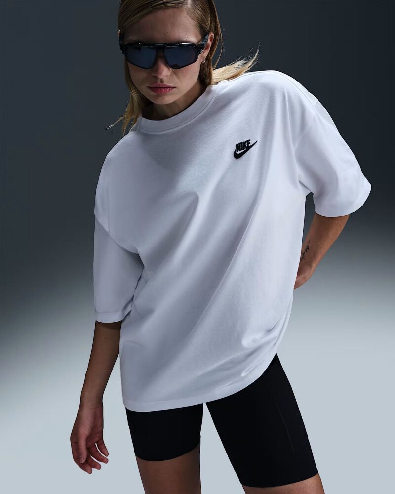 Nike Women's Oversized Dunk Graphic Tee – White SKU: 8869680