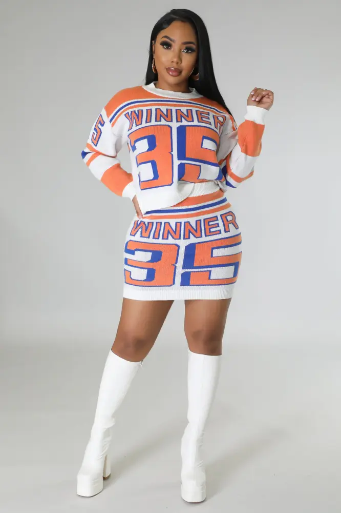 All Time Winner Skirt Set Size: S SKU: 6789E31