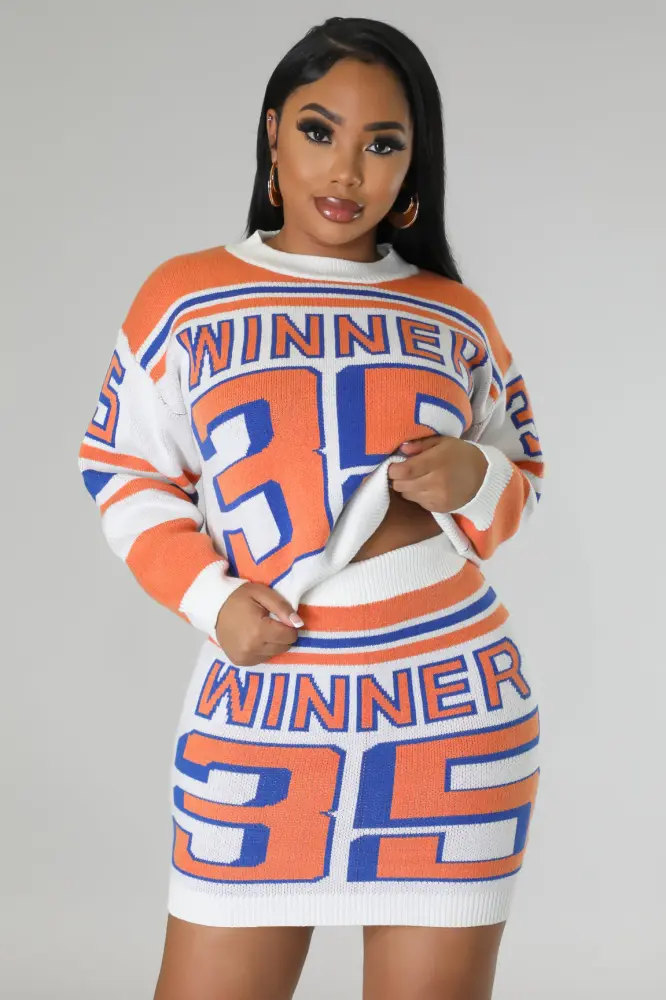 All Time Winner Skirt Set Size: S SKU: 6789E31