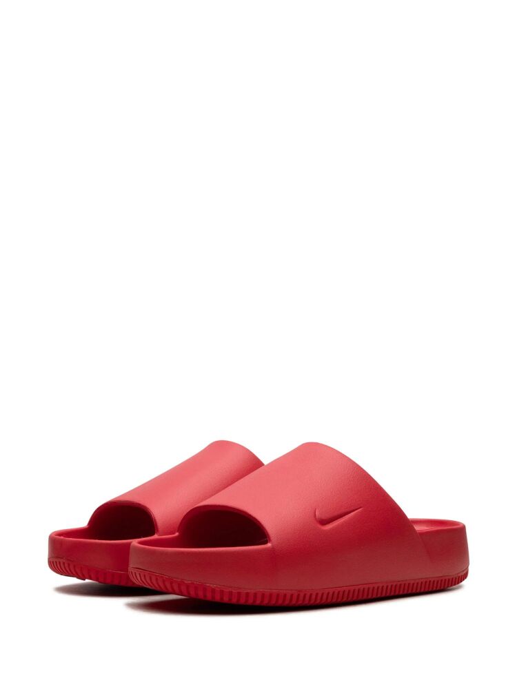 Nike Calm "University Red" Slides Size: 9