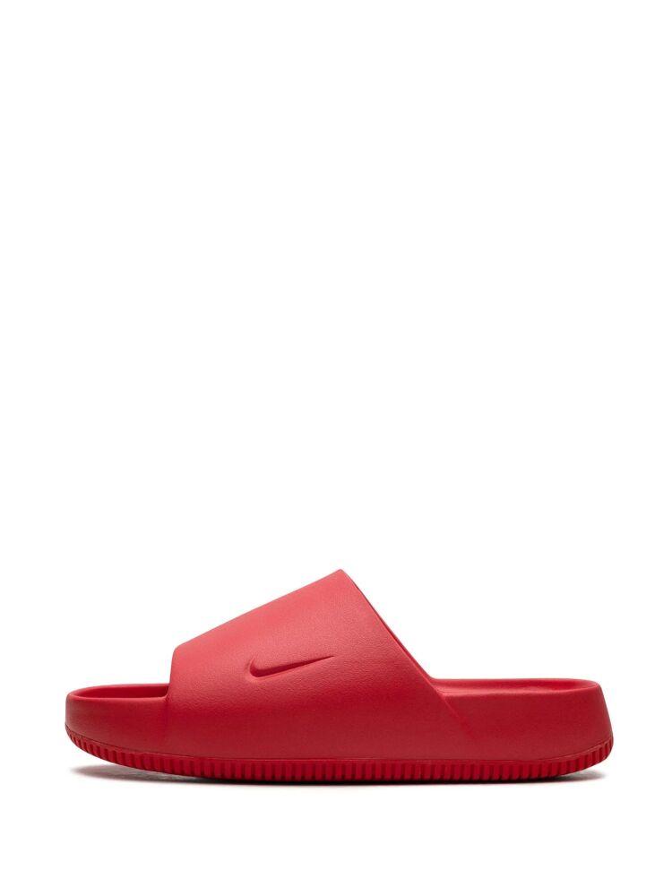 Nike Calm "University Red" Slides Size: 9