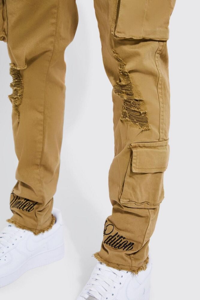 COMING SOON! Tan Skinny Cargo Jeans Size: 36 SKU#: L619834
