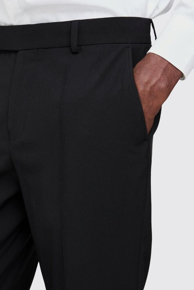 COMING SOON! Black Slim Pintuck Tailored Pants Size: 32 SKU#: L904376