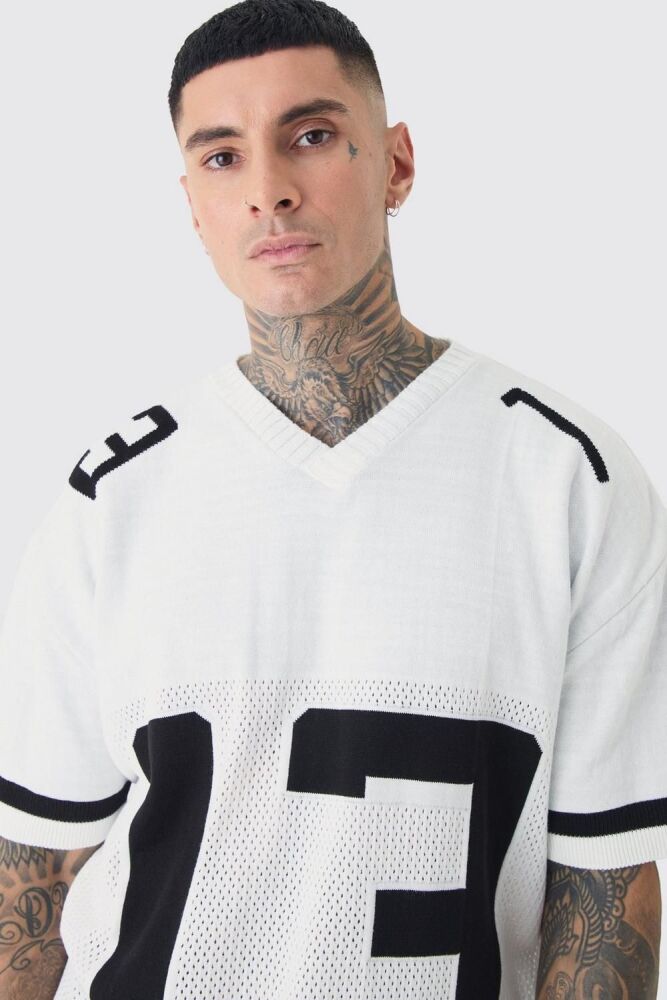 COMING SOON! White Tall Varsity 13 Sweater Size: 2XL SKU: M138520