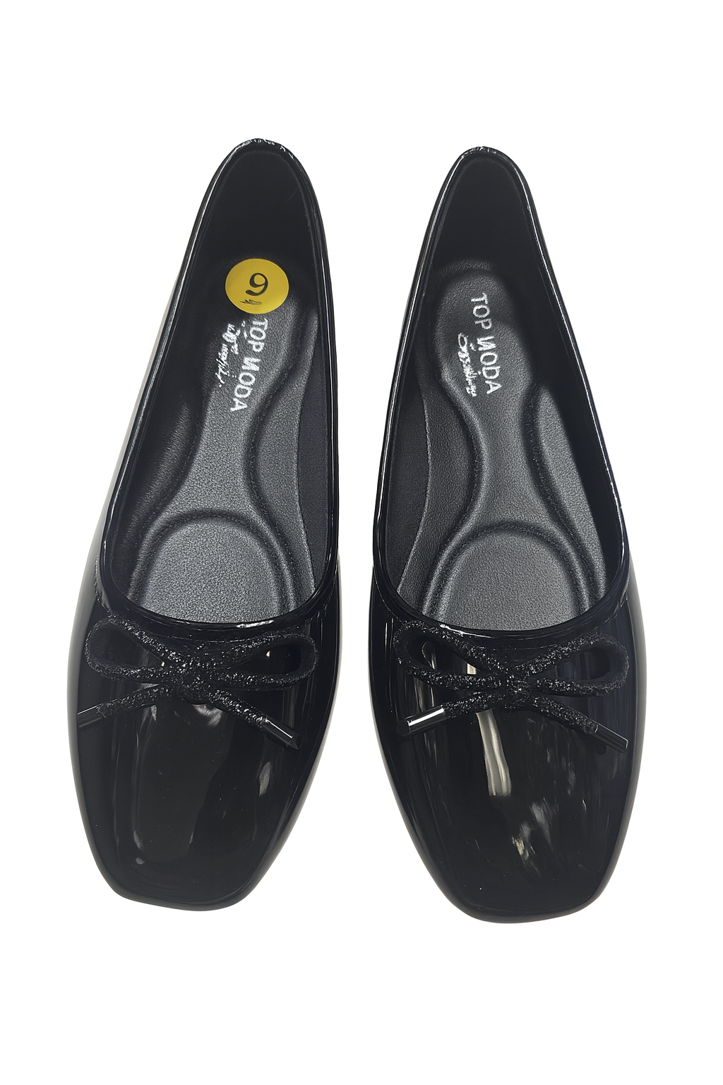Women’s Black Patent Ballet Flats SKU: 6785955