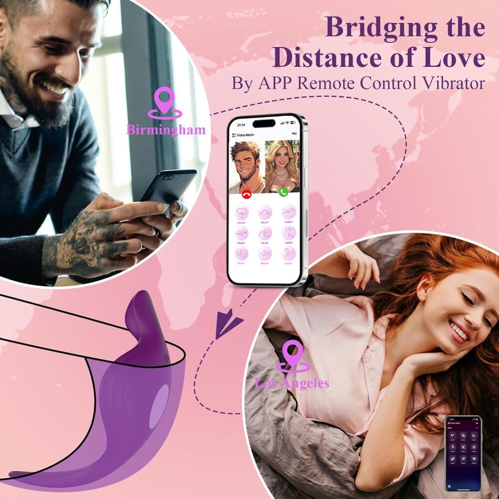 APP Controlled Wearable Vibrator 9 Modes & Multifunctional Design SKU: Z056758