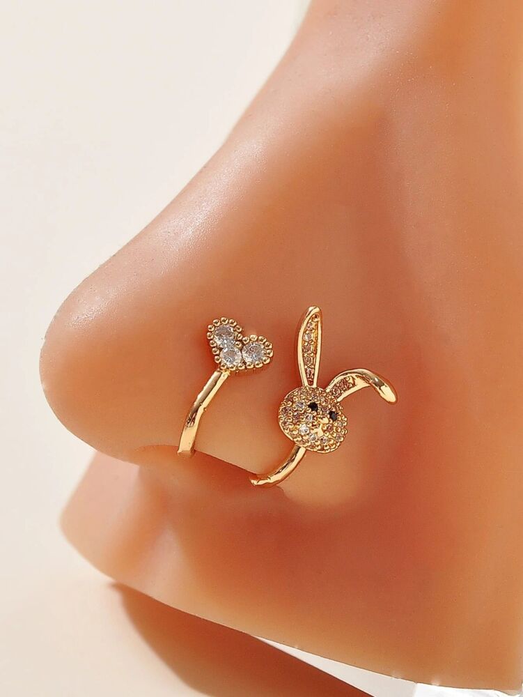 No Piercing Nose Cuff Adjustable Nose Jewelry SKU: X676801