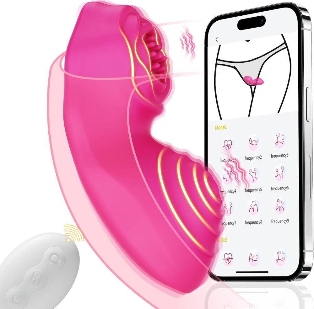 Wearable Panty Vibrator with Rose Design SKU: XXX76811