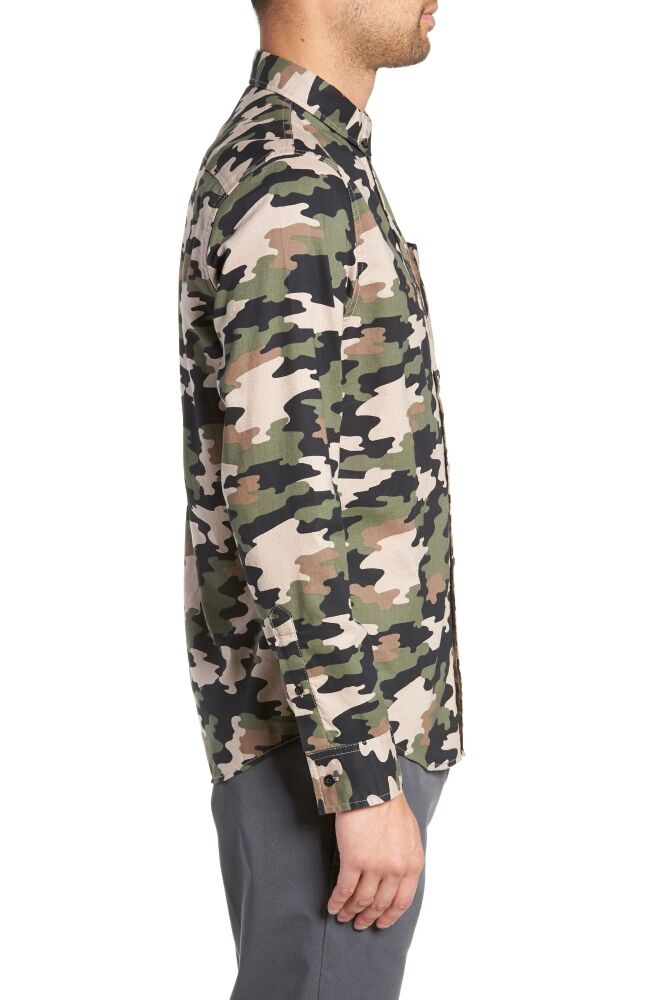 Camo Flannel Shirt Long Sleeve Size: S SKU: 6H67860