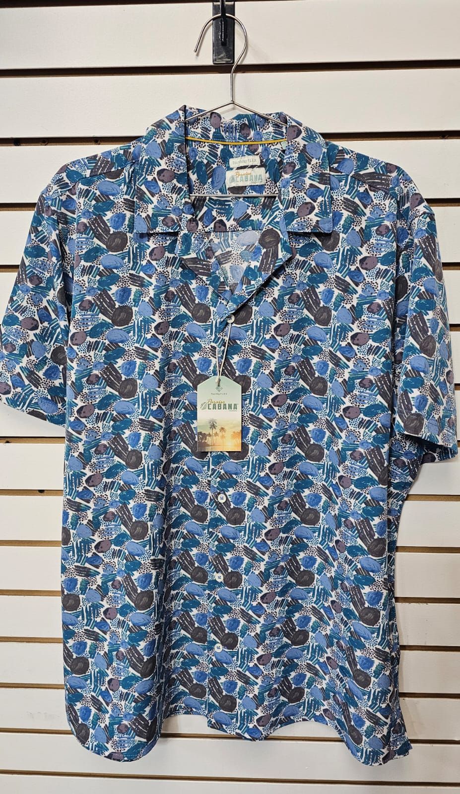 Ocean Breeze Print Shirt Size: XL SKU: N676801