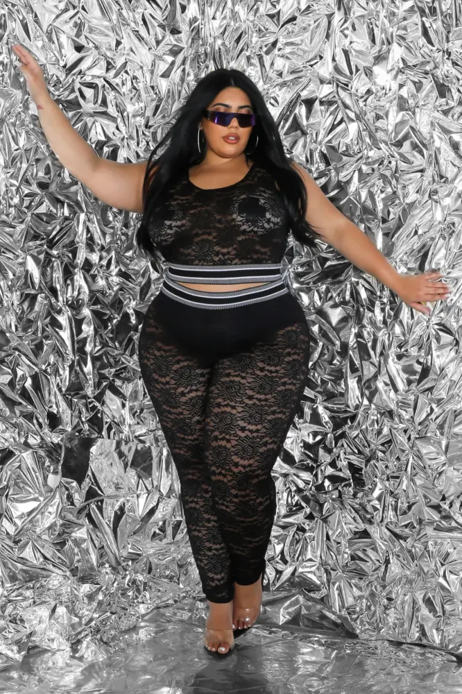 Black Nights of Lust Legging Set SKU: H676801