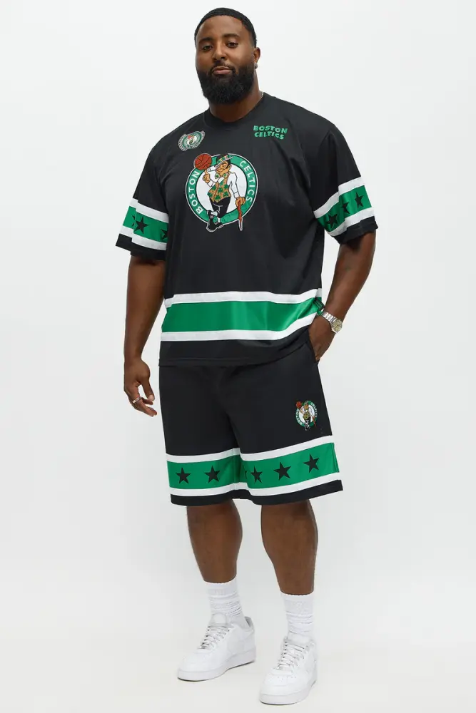 Celtics Believe The Hype Black Relaxed Shorts Size: XL SKU: X657890
