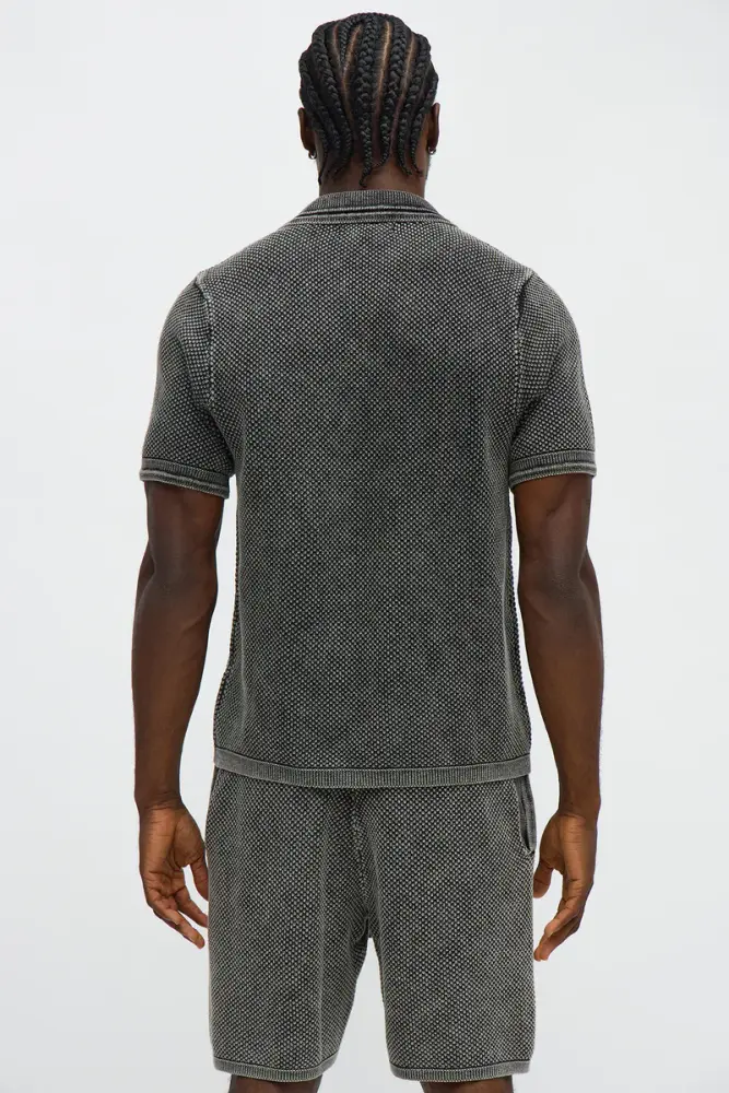 Relaxed Washed Knit Shirt SKU: T084443