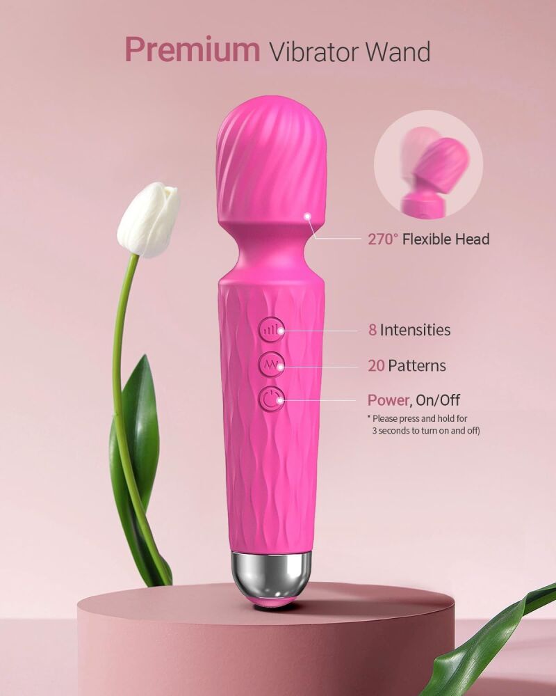 Vibrator Wand G-Spot Dildo Clitoris Stimulation Toy SKU: X08190X
