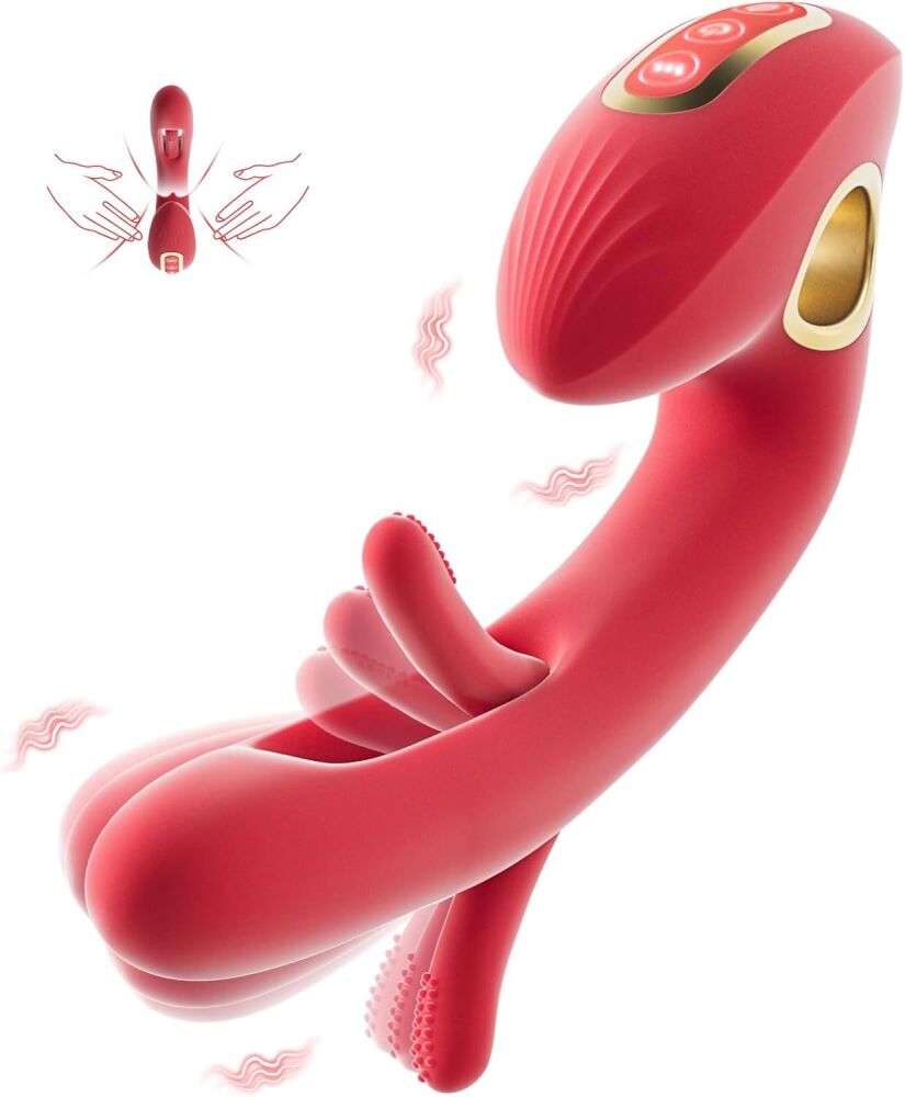 3in1 Sexy Adult Vibrator Sex Toys Clitoral Stimulator Dildo SKU: XX18033