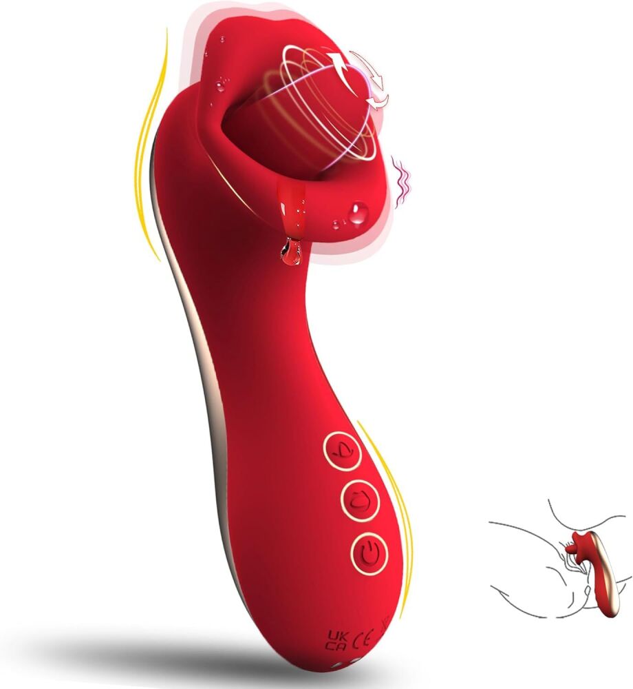 Rotation Tongue Stimulator Clitoris Vibrator SKU: XXX0939