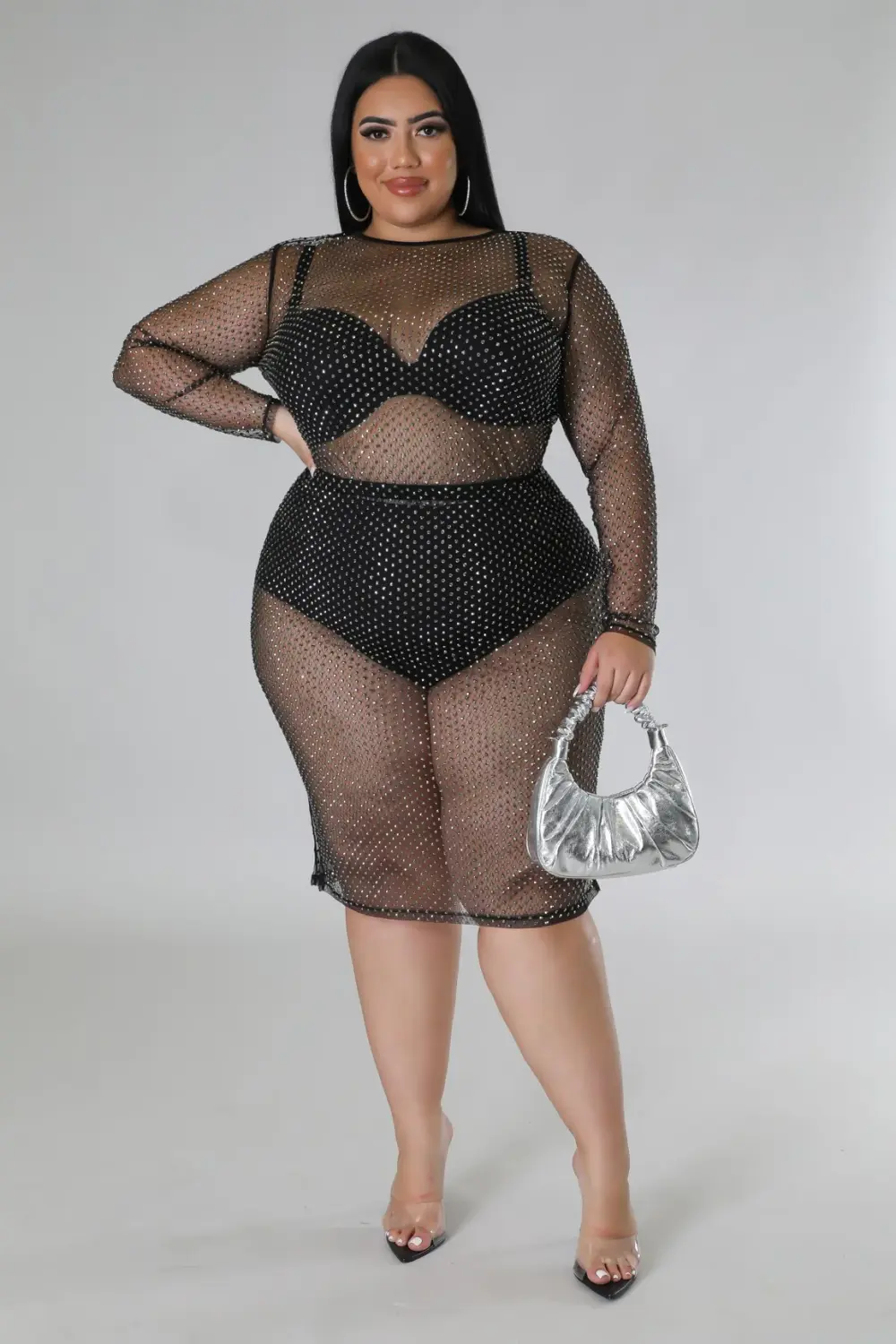 Luxe Illusion Mesh Lauralynn Skirt Set SKU: H879011