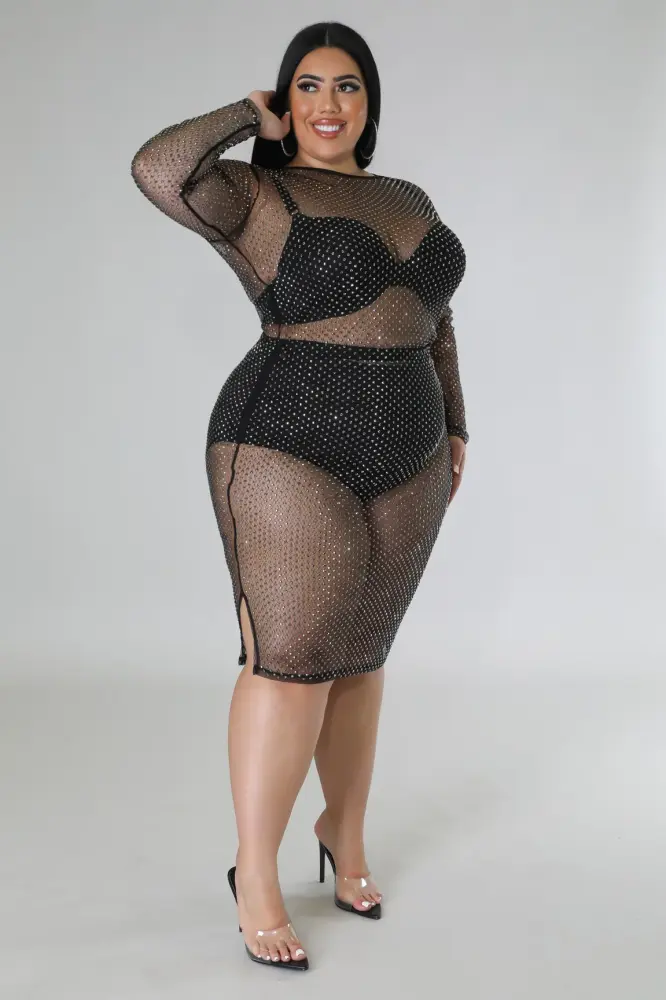 Luxe Illusion Mesh Lauralynn Skirt Set SKU: H879011