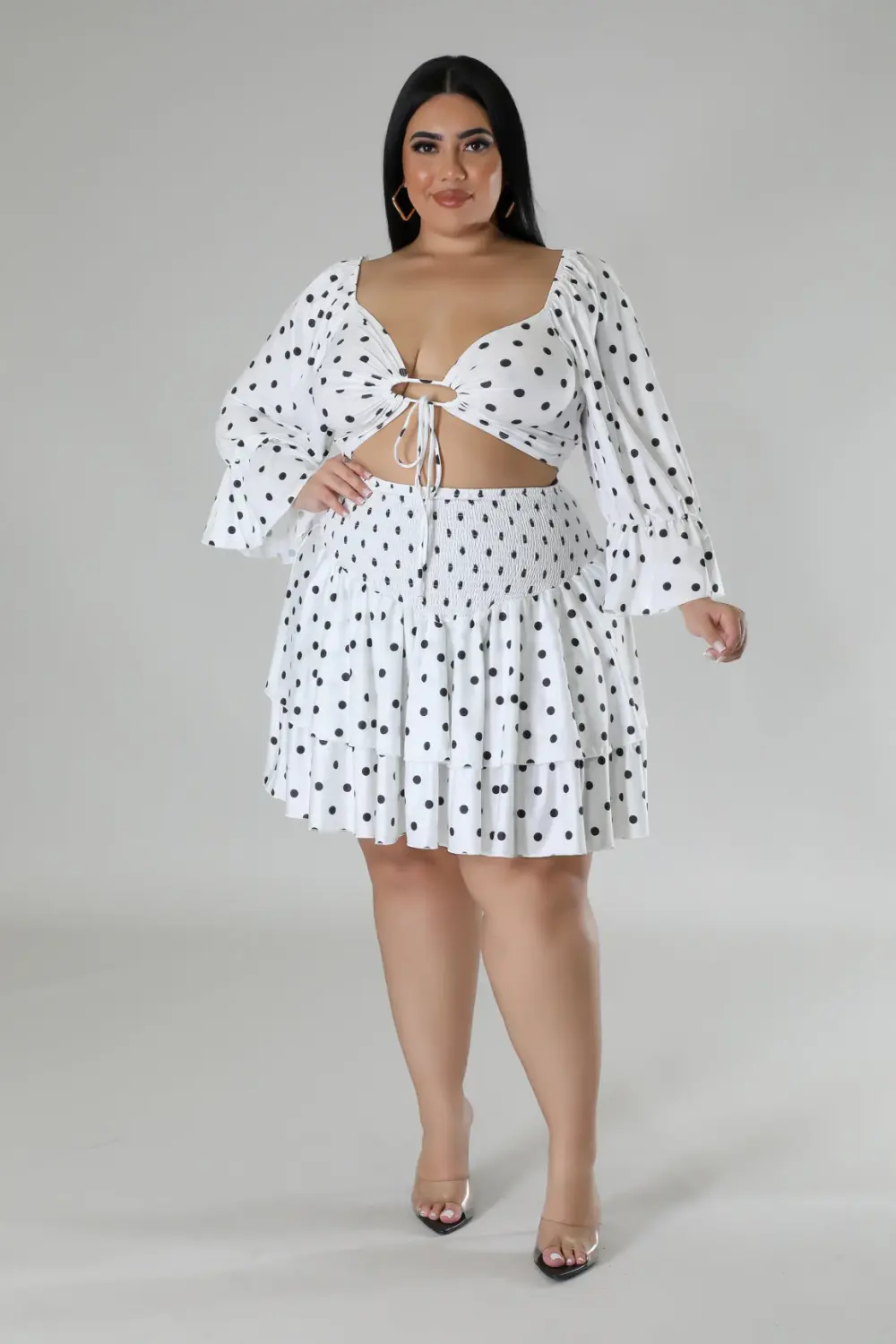 White Mini Obsession Skirt Set SKU: 6786921