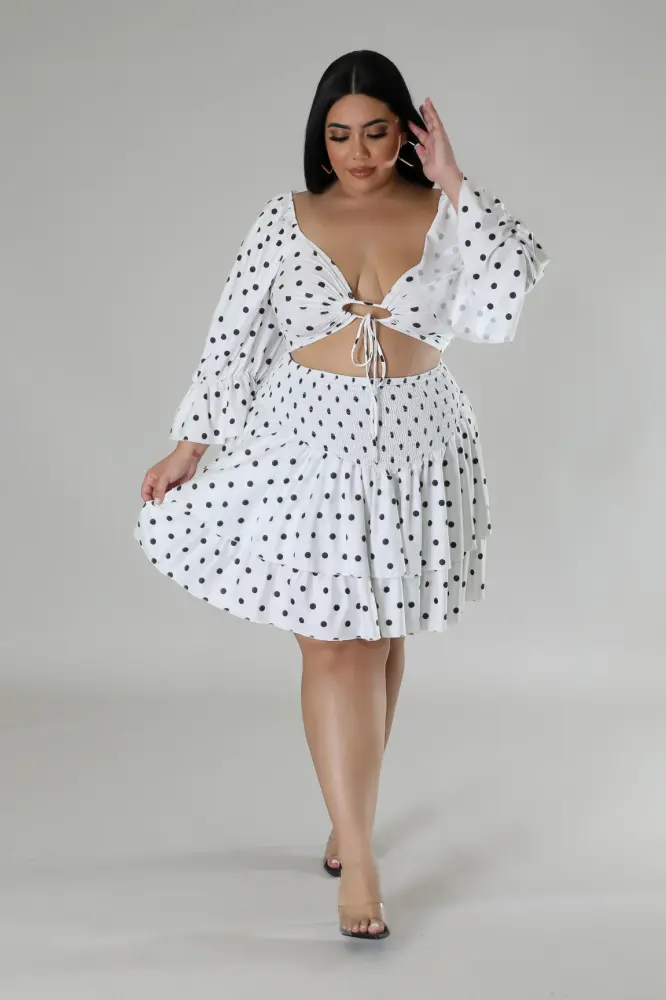 White Mini Obsession Skirt Set SKU: 6786921