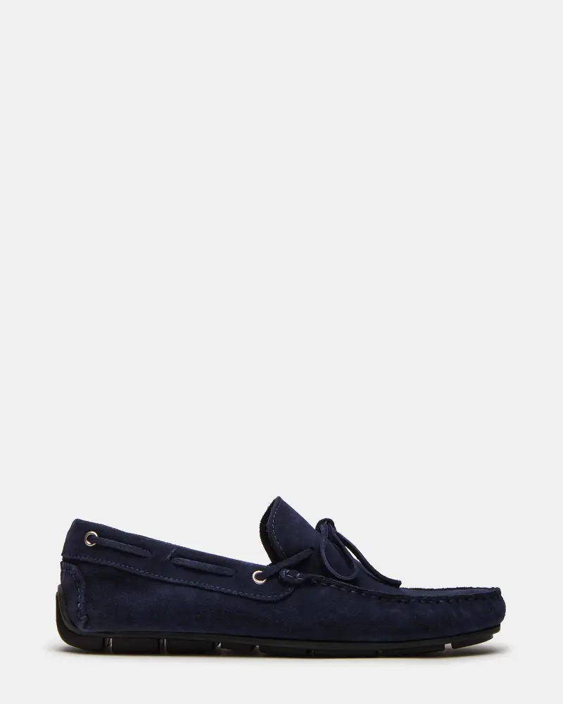 Steve Madden Navy Suede Loafers Size: 13 SKU: 76815B5
