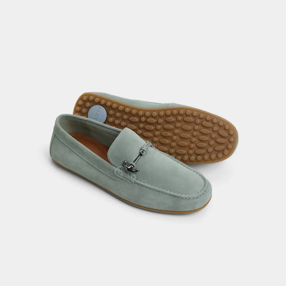 Aldo Light Blue Loafers Size: 12 SKU: 0676801
