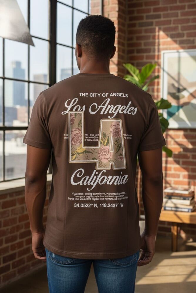 LA Bloom Brown Graphic Street Tee Size: XL SKU: G768610