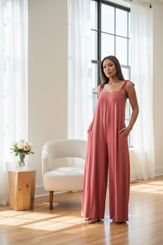 Coral Penny Love Jumpsuit Size: L