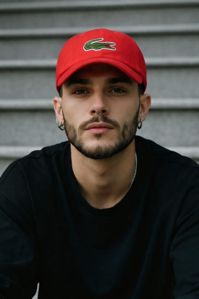 Lacoste Orange Unisex Crocodile Badge Cotton Twill Cap SKU: 7798DD4