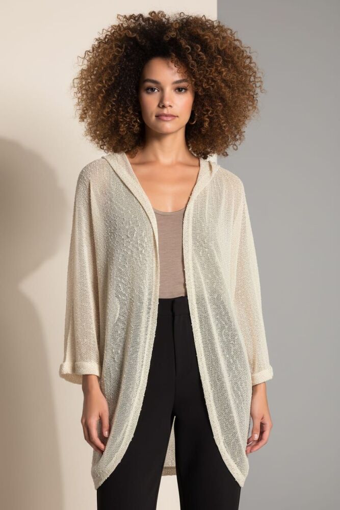 Nubby Knit Cocoon Cardigan Size: O/S SKU: 1009801